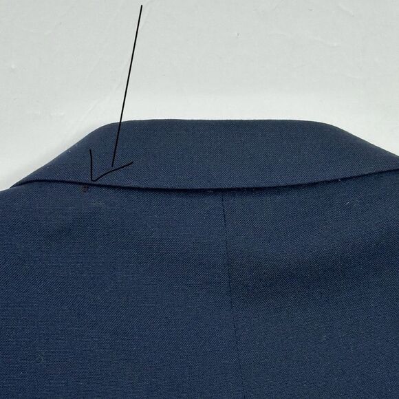 Brooks Brothers 346 Two-Buttons Wool Blazer Navy Blue with Gold Buttons 44R - Picture 14 of 14